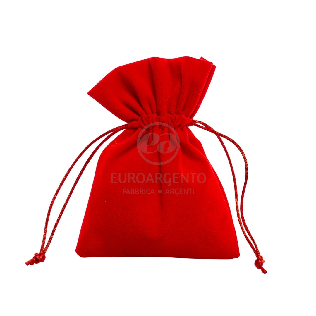 Sacchettino porta confetti in velluto (rosso)